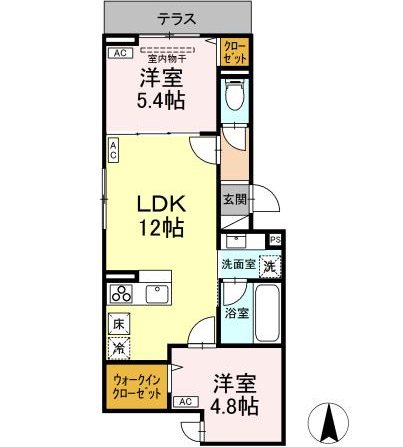 D-PRECIOUS深大寺東町 間取り