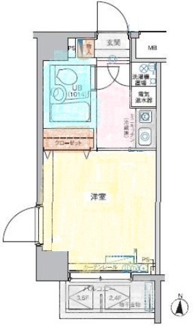 GRAZIA方南町 間取り