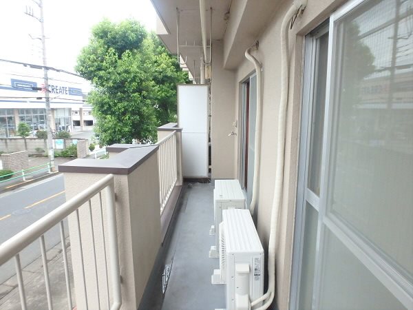 深大寺グリーンハイツ ベランダ
