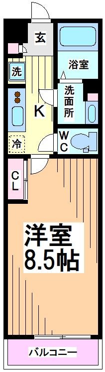 クラスタ笹塚 間取り