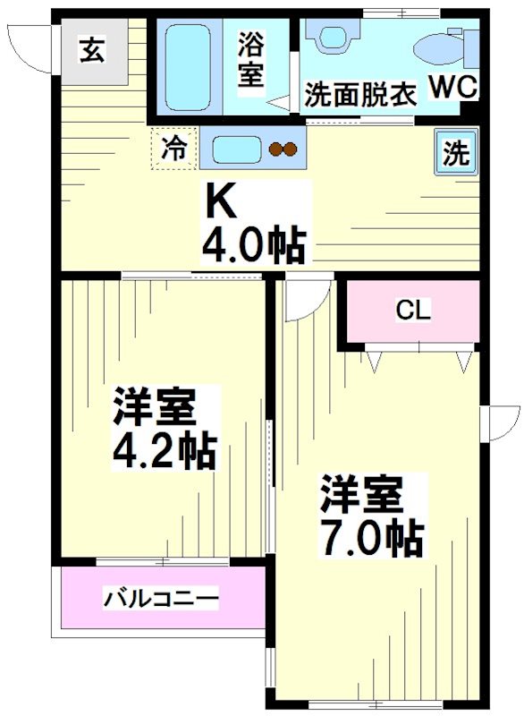 サンエムマンションⅢ 間取り