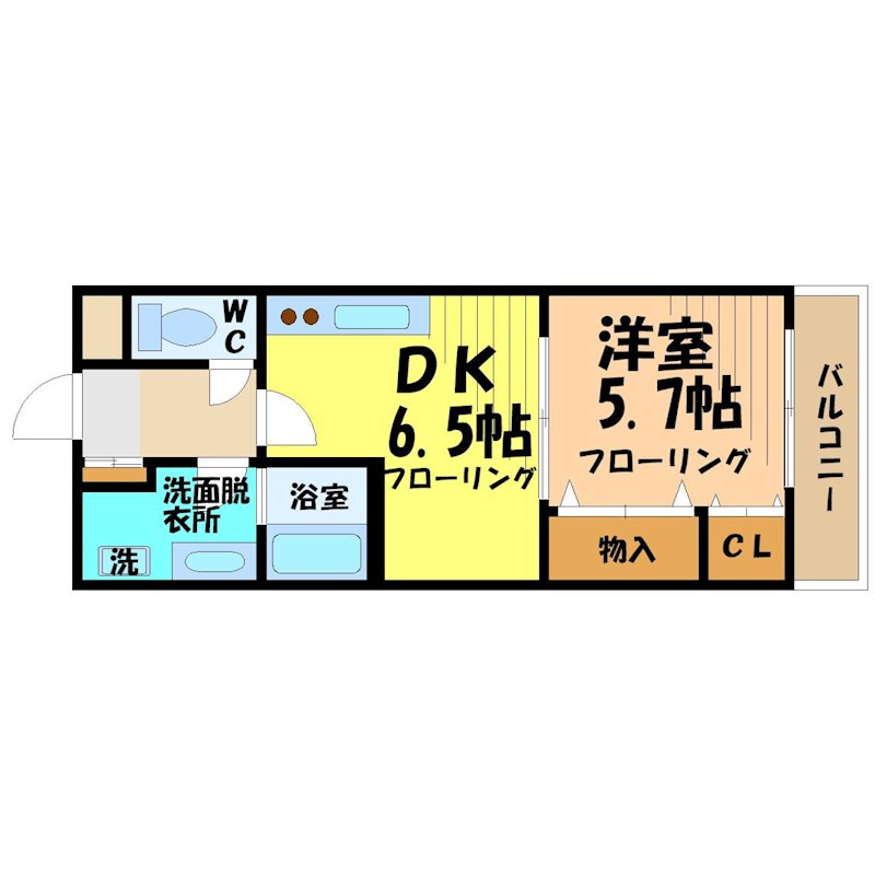 プラザ調布国領 101号室 間取り