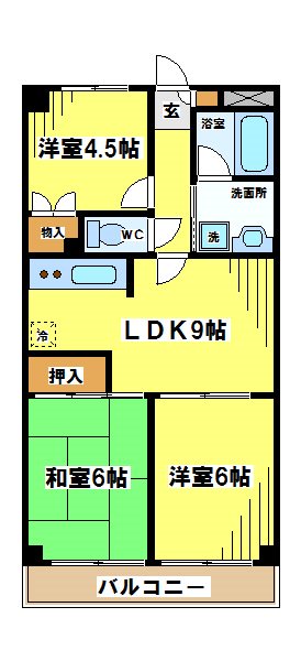 201号室 間取り