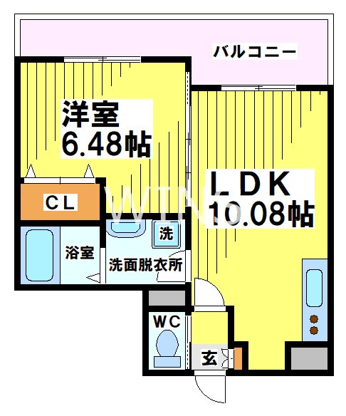 福岡県福岡市博多区博多駅前４丁目 間取り
