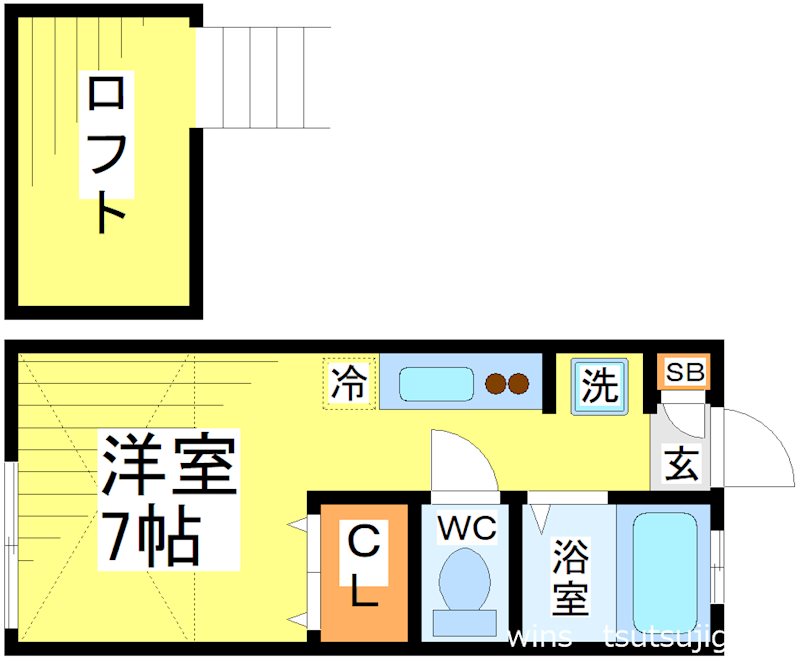 グリーンテラス調布Ｎ 間取り