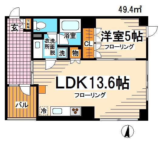TAS上北沢レジデンス 間取り