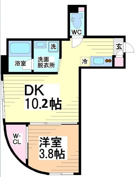 NOZOMIO　Premier幡ヶ谷 間取り