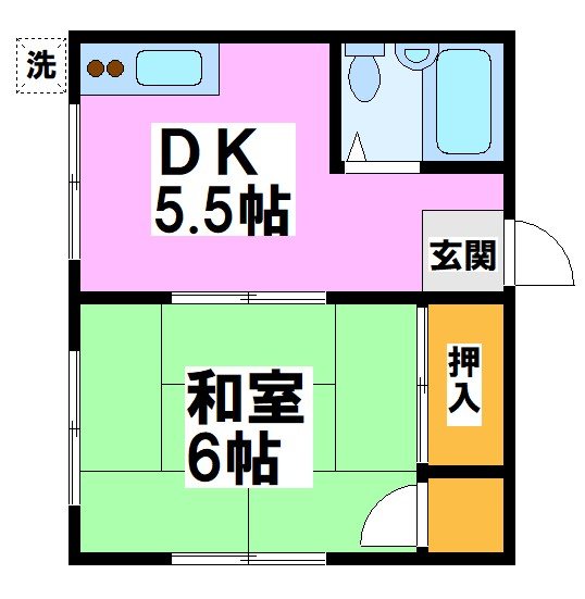 コーポ浅賀 間取り