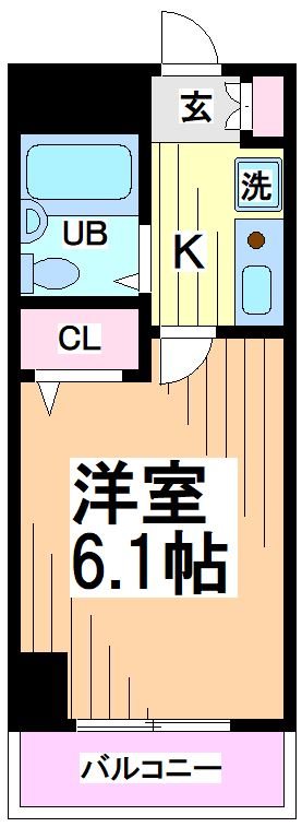 ベルエール代田 間取り