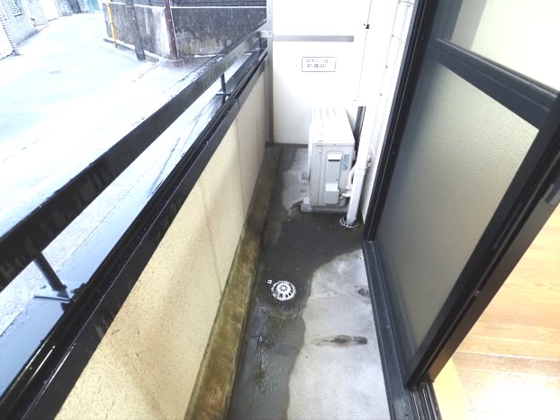 西田マンション ベランダ