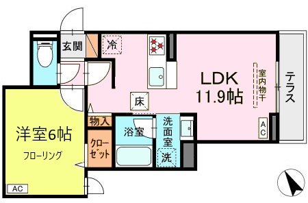 セレスティア桜上水 間取り