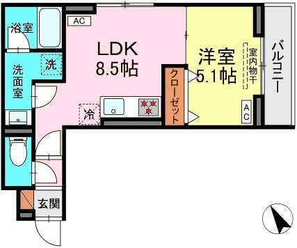 セレスティア桜上水 間取り