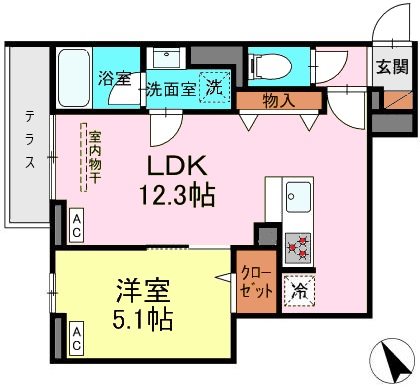 セレスティア桜上水 間取り