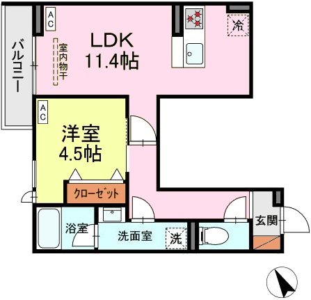 セレスティア桜上水 間取り