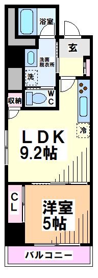 ケルスコート笹塚 間取り