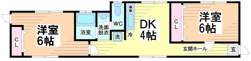 プロパティ幡ヶ谷 間取り図