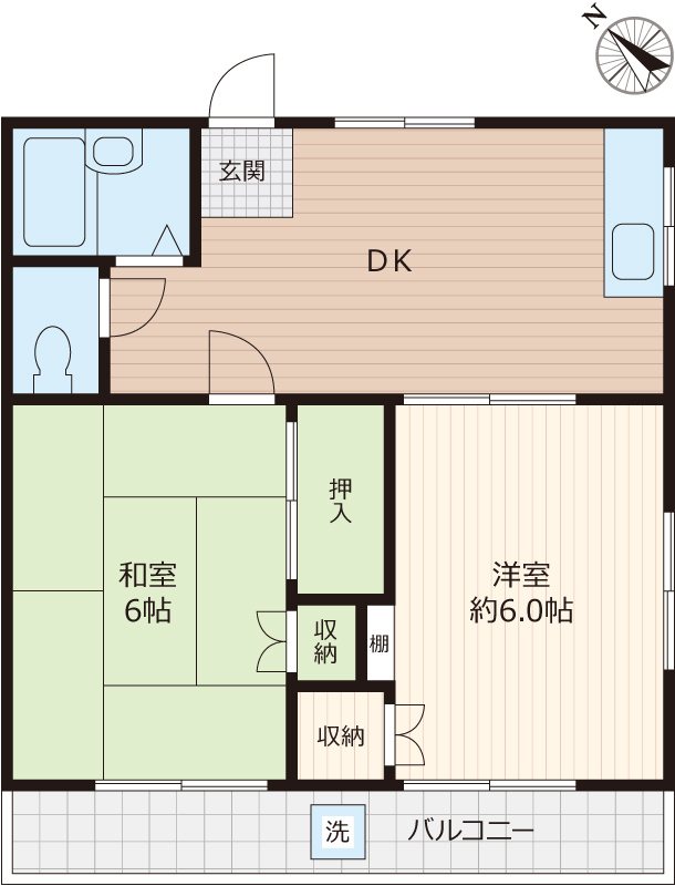カーサ中原 間取り