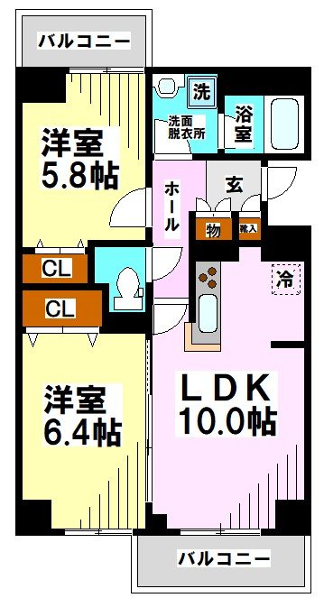 Maison Senki Hatsudai 間取り