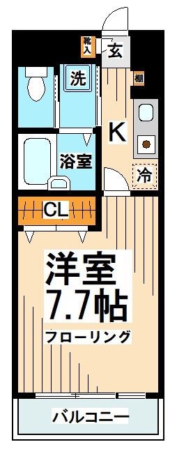 アボリアスコート笹塚イースト 間取り
