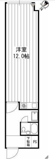 むつみ・エンゼルハイムつつじヶ丘 110号室 間取り