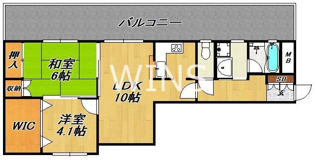 福岡県福岡市中央区大濠１丁目 間取り