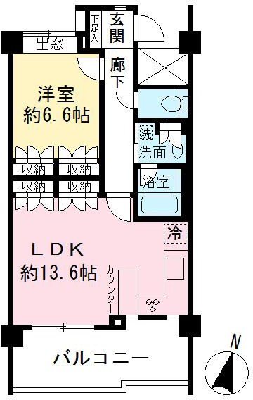 エストライフつつじヶ丘三番館 間取り図