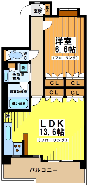 エストライフつつじヶ丘三番館 間取り