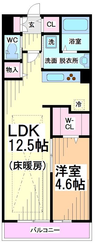 神奈川県川崎市多摩区登戸 間取り