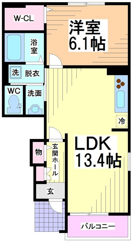 東京都狛江市猪方１丁目 間取り