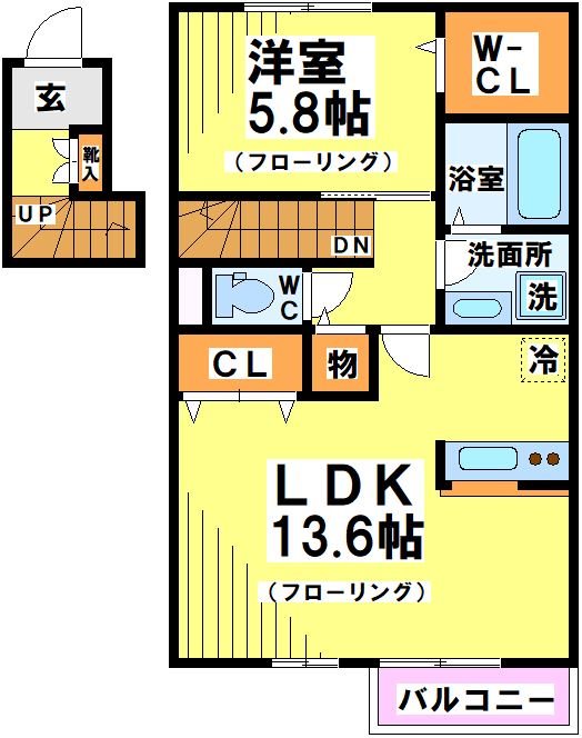 Win Bell柴崎（ウィンベル柴崎） 間取り