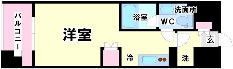 東京都渋谷区幡ヶ谷３丁目 間取り