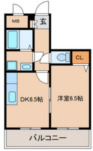 ヴィラフロレスタ 205号室 間取り
