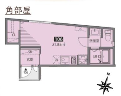 リーフテラス仙川 間取り