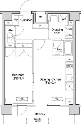 プライマル方南町 間取り図