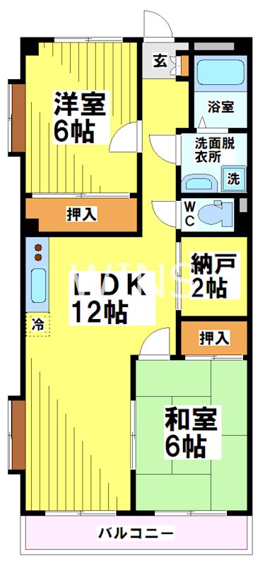 福岡県福岡市東区水谷２丁目 間取り