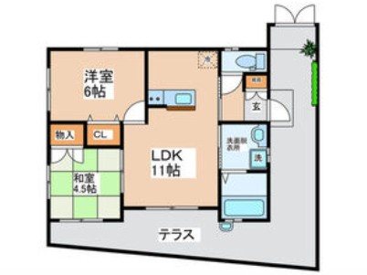 若葉町貸家 間取り