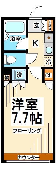 GARDEN COURT KAMIKITAZAWA 間取り
