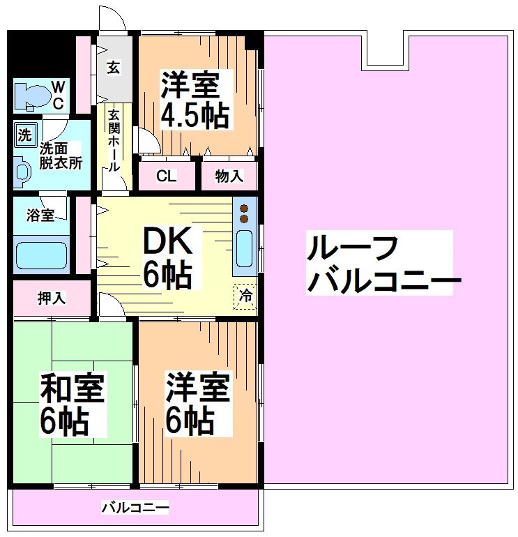 神奈川県川崎市多摩区栗谷２丁目 間取り