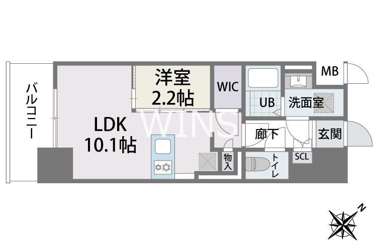 福岡県福岡市博多区博多駅南２丁目 間取り