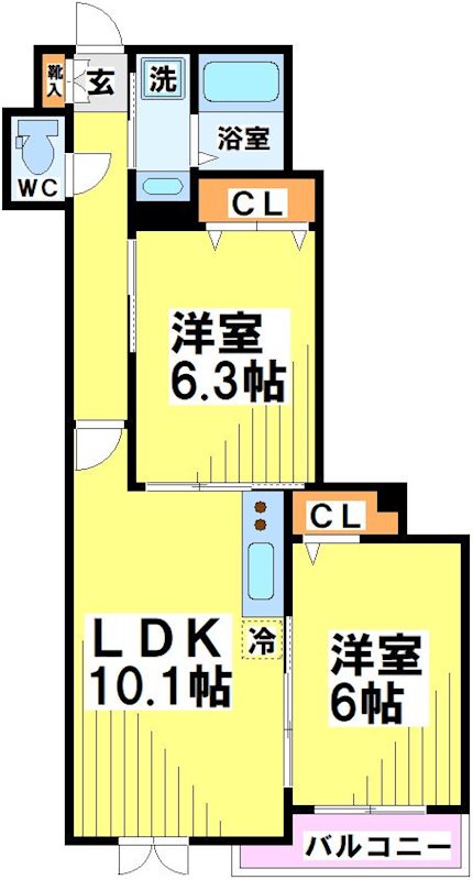 パークヒル五丁山 間取り