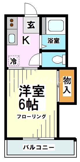 サンエム本町ハウスC棟 間取り