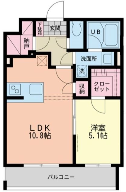 レゴリス成城Ⅱ 間取り図