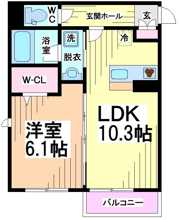 神奈川県川崎市多摩区登戸 間取り