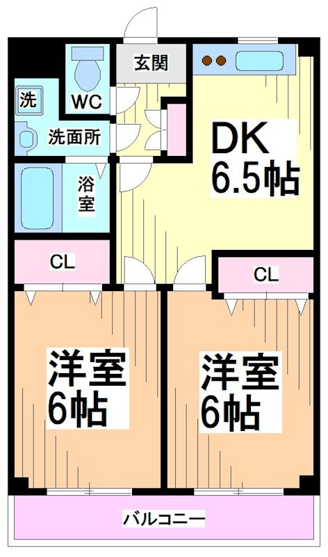 東京都狛江市岩戸北１丁目 間取り