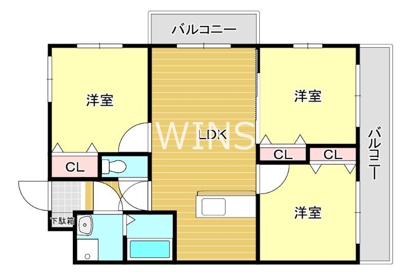 福岡県福岡市東区松島３丁目 間取り