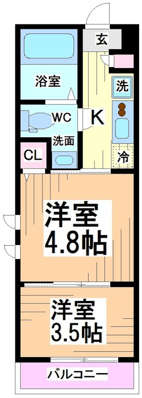 神奈川県川崎市多摩区三田１丁目 間取り