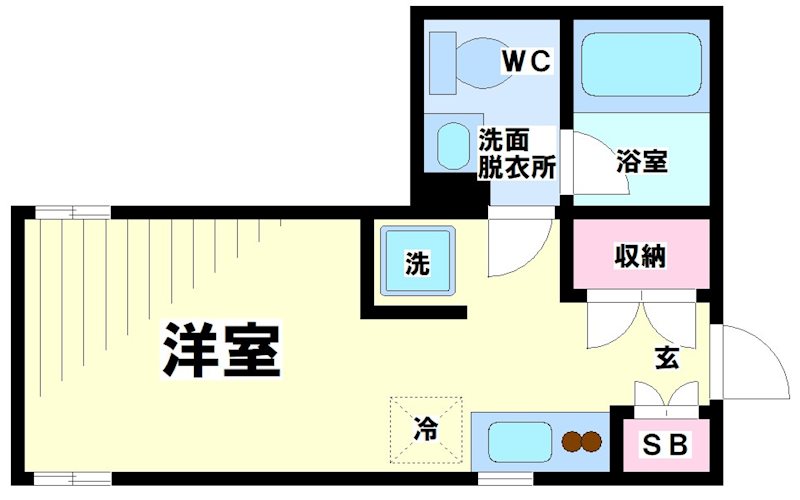 ミレドゥーエ笹塚 間取り図