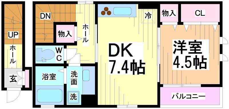 アビタシオン明大前 間取り図