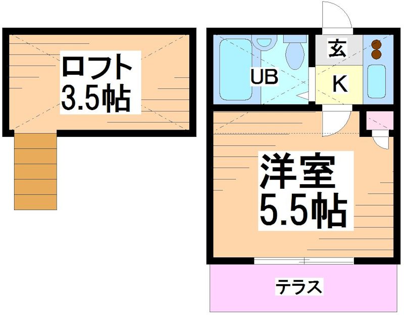 ハイツオリーブ 間取り図