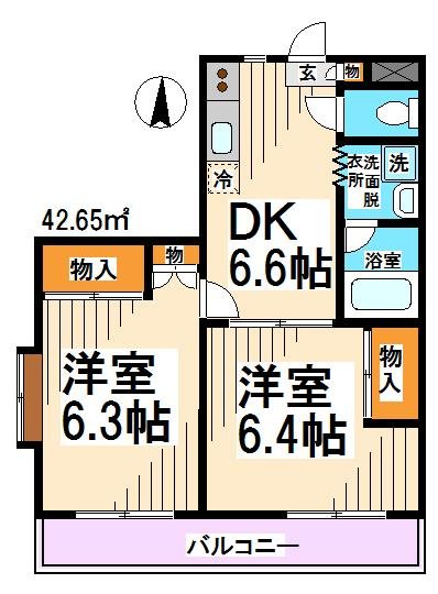 第13島田マンション 間取り